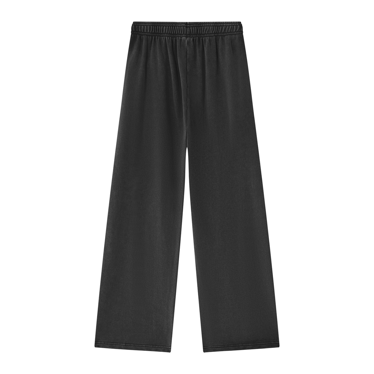 360 GSM Mineral Wash "Black" Straight Sweatpants