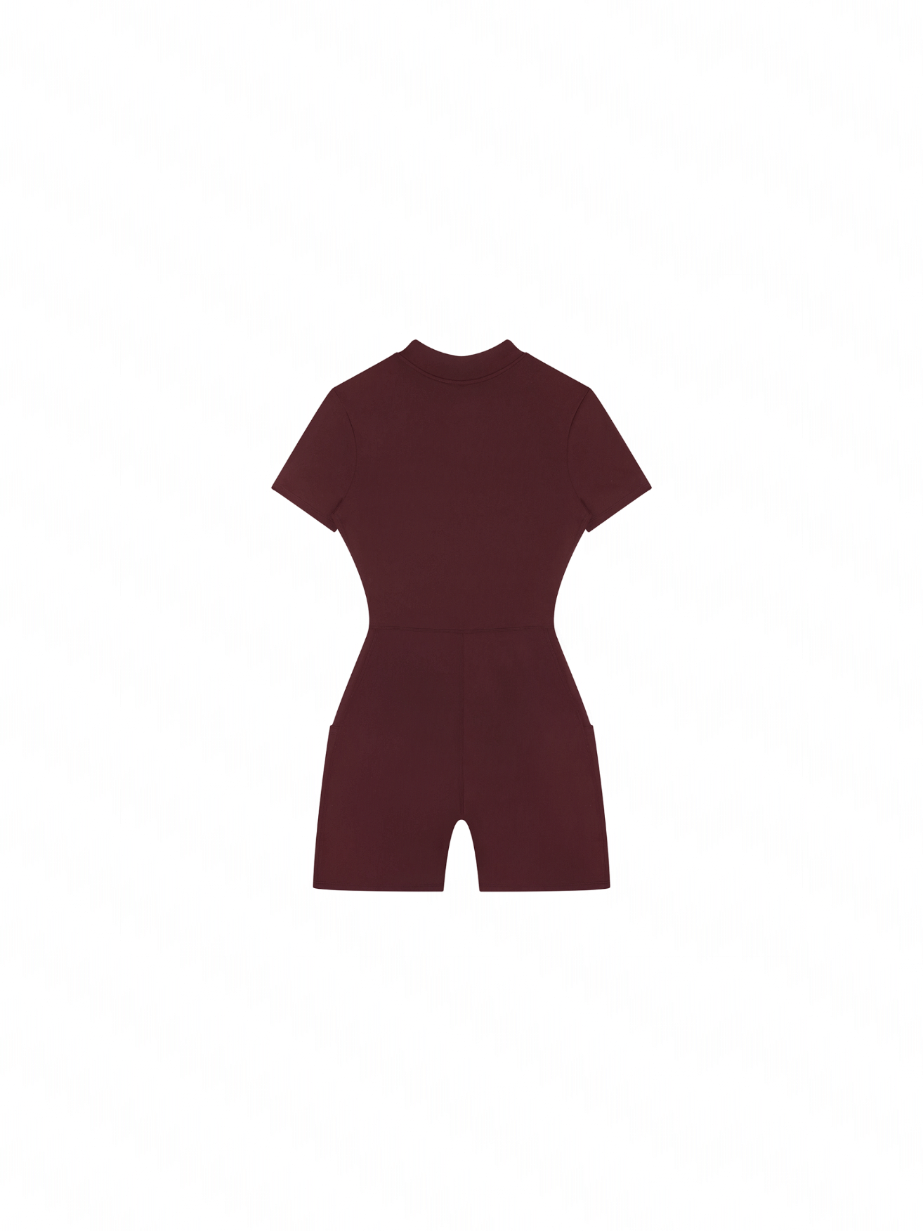 Quarter-Zip Short Sleeve Romper