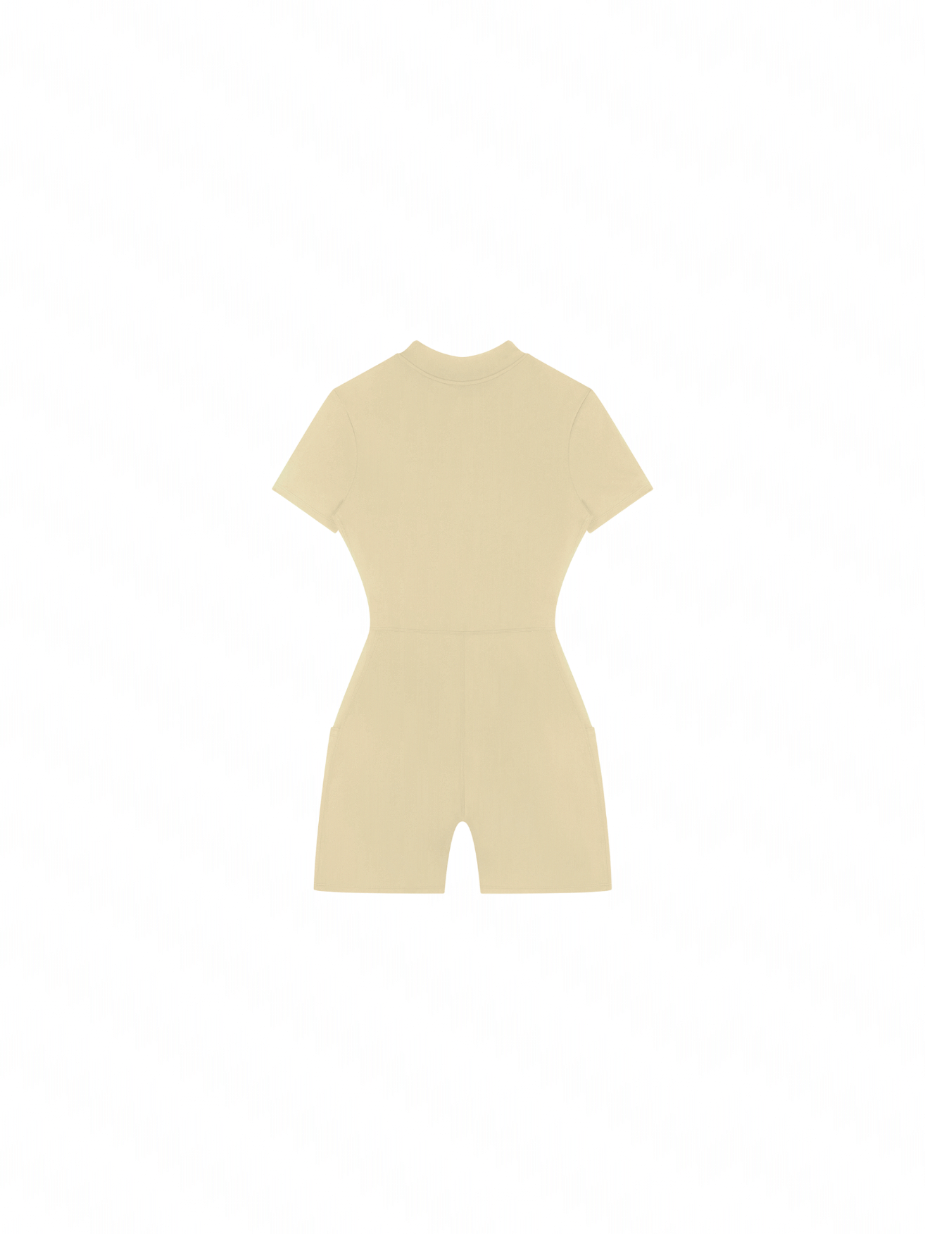 Quarter-Zip Short Sleeve Romper