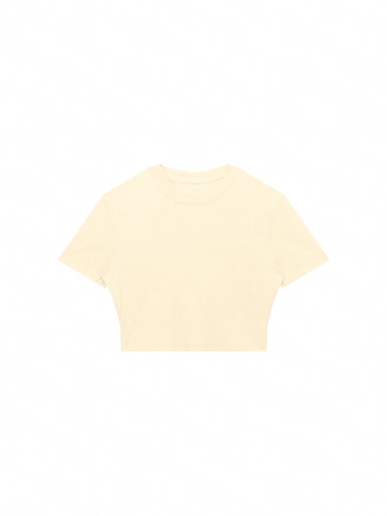 RIBBED-CROP-TEE