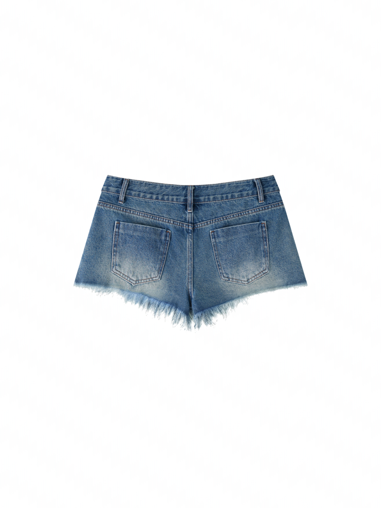 Raw Hem Denim Shorts
