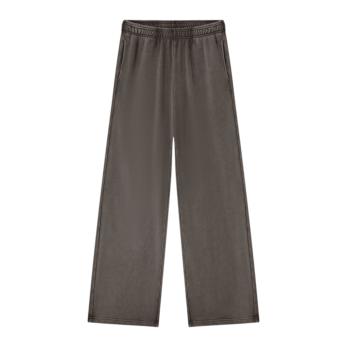 360 GSM Mineral Wash "Coffee" Straight Sweatpants